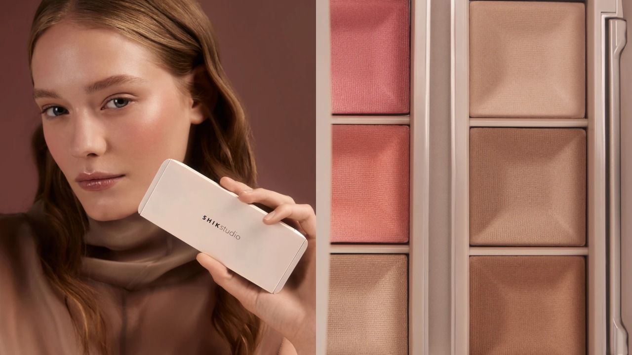 POWDER-LIGHT | BRONZER | POWDER-MEDIUM 01 и HIGHLIGHTER | BLUSH-PEACH | BLUSH ROSE 04