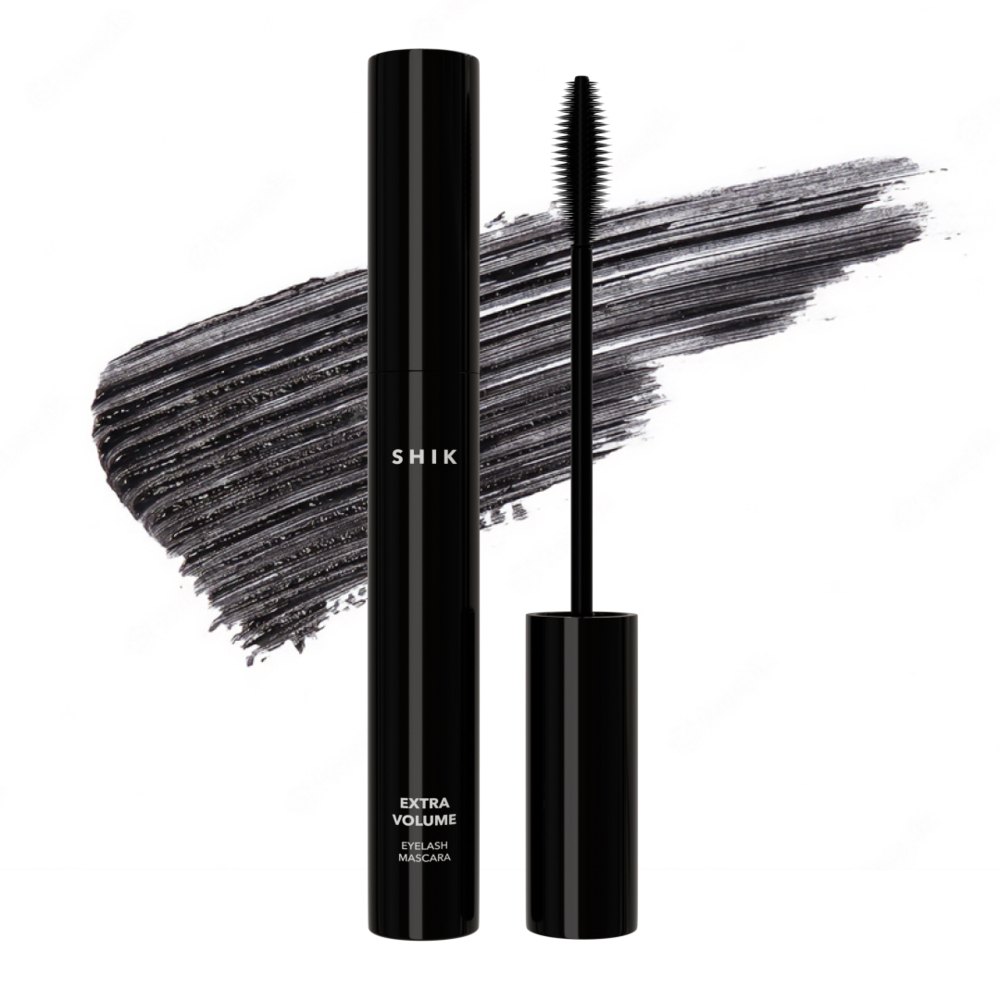 Extra volume. Eyelash maskara black. Тушь для ресниц черная