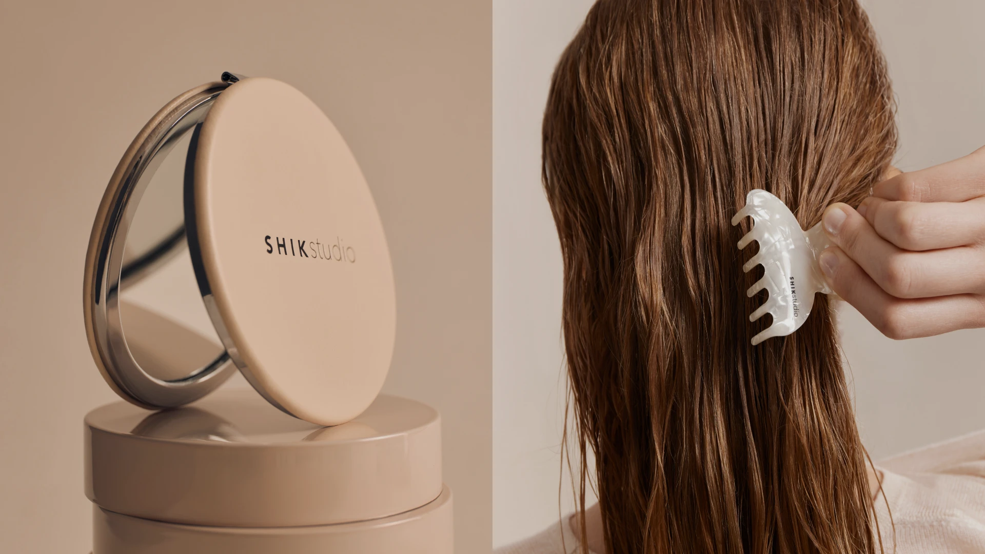 LIMITED COMPACT MIRROR & HAIR CLAW CLIP